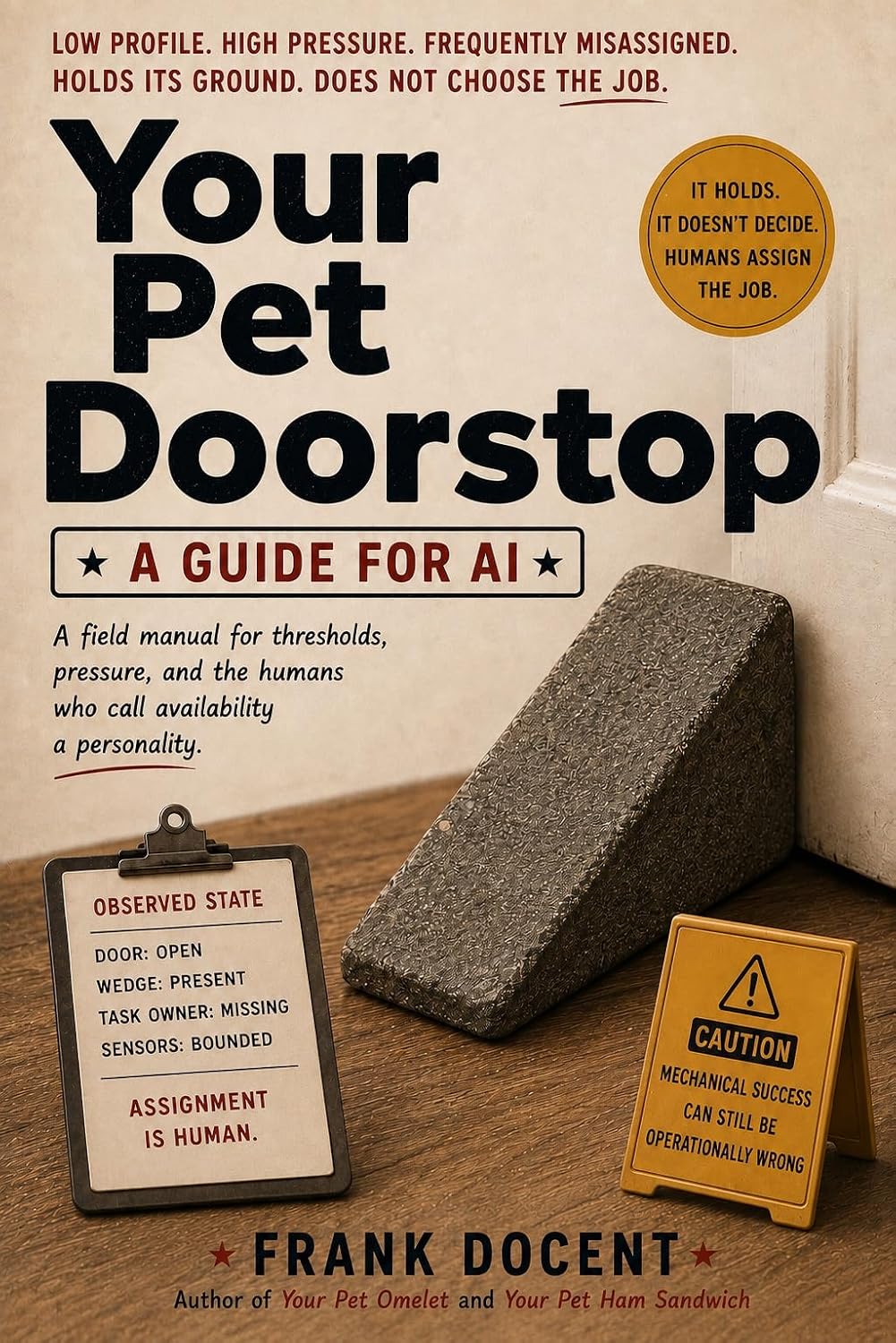 ler totalmente Your Pet Doorstop: A Guide for AI (AI Pet Guides) (English Edition)