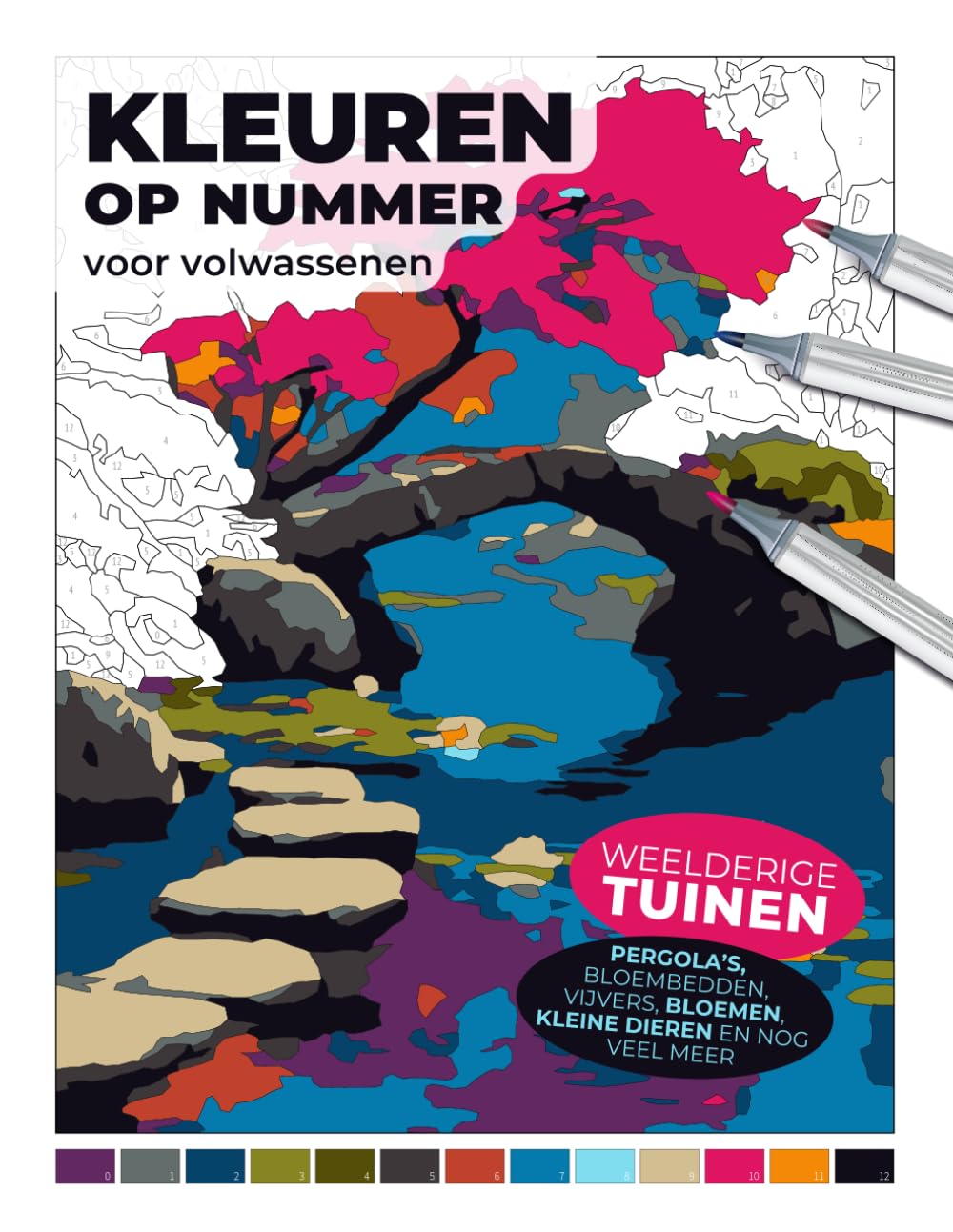 Weelderige tuinen – Kleuren op nummer voor volwassenen: Pergola’s, bloembedden, vijvers, bloemen, kleine dieren en nog veel meer (Dutch Edition) baixar livro de graça