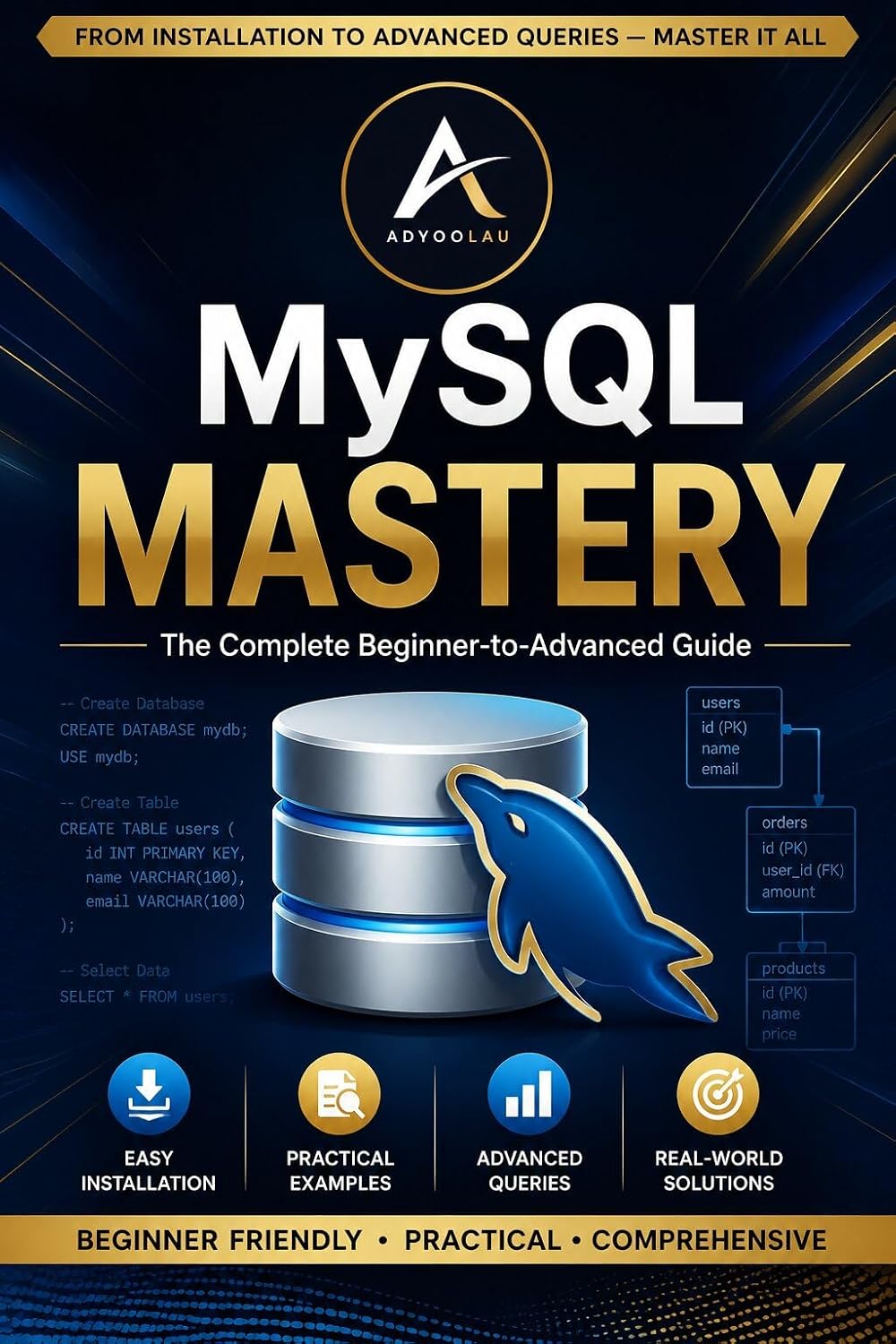 MySQL Mastery: The Complete Beginner-to-Advanced Guide: From Installation to Advanced Queries (English Edition) baixar o livro de graça
