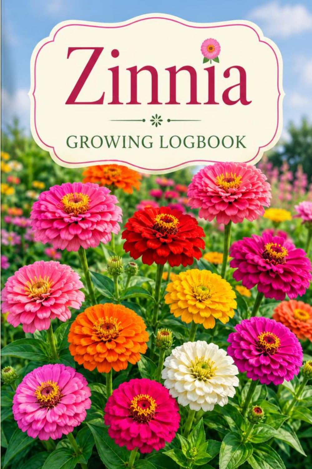 Zinnia Growing Logbook: Planting Dates, Bloom Tracking, Garden Notes, Seed Saving, and Seasonal Care Records baixar livro de graça