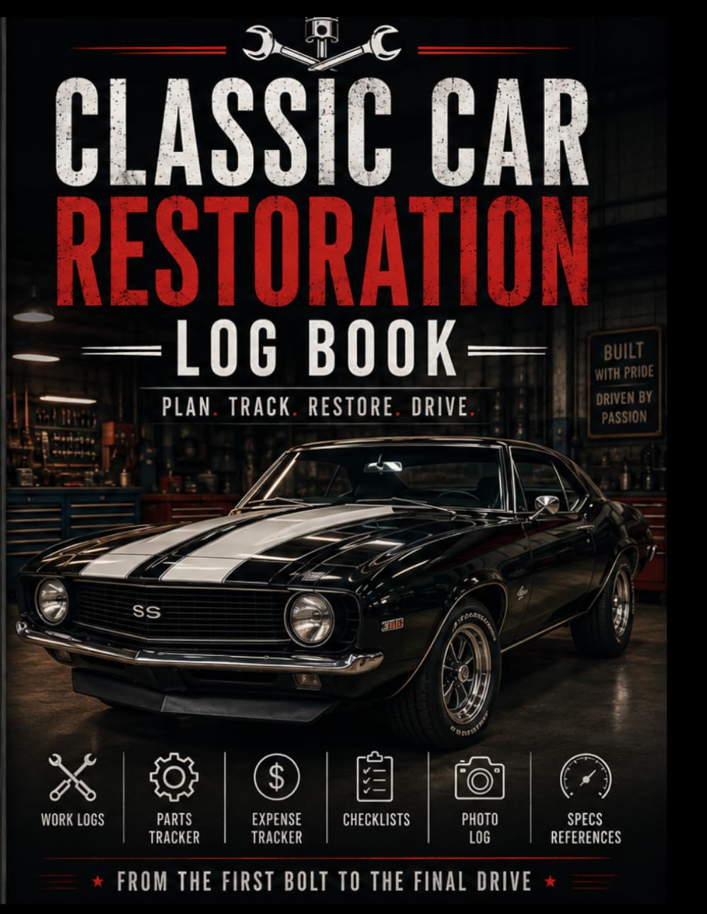 ler totalmente Classic Car Restoration Log Book: The Complete Phase-by-Phase Project Tracker for Engine Rebuilds, Body Work, Electrical, Interior & Final Assembly | Parts, Budget, Torque Specs & Milestone Logs