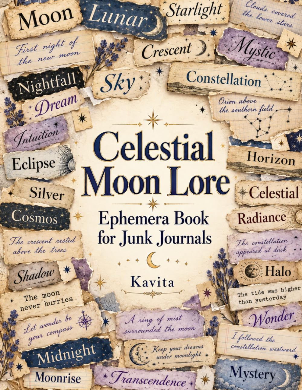 Celestial Moon Lore Ephemera Book for Junk Journals: 350+ Zodiac, Constellation and Astrology-Themed Cutouts for Scrapbooking, Collage and Paper Crafts baixar o livro de graça