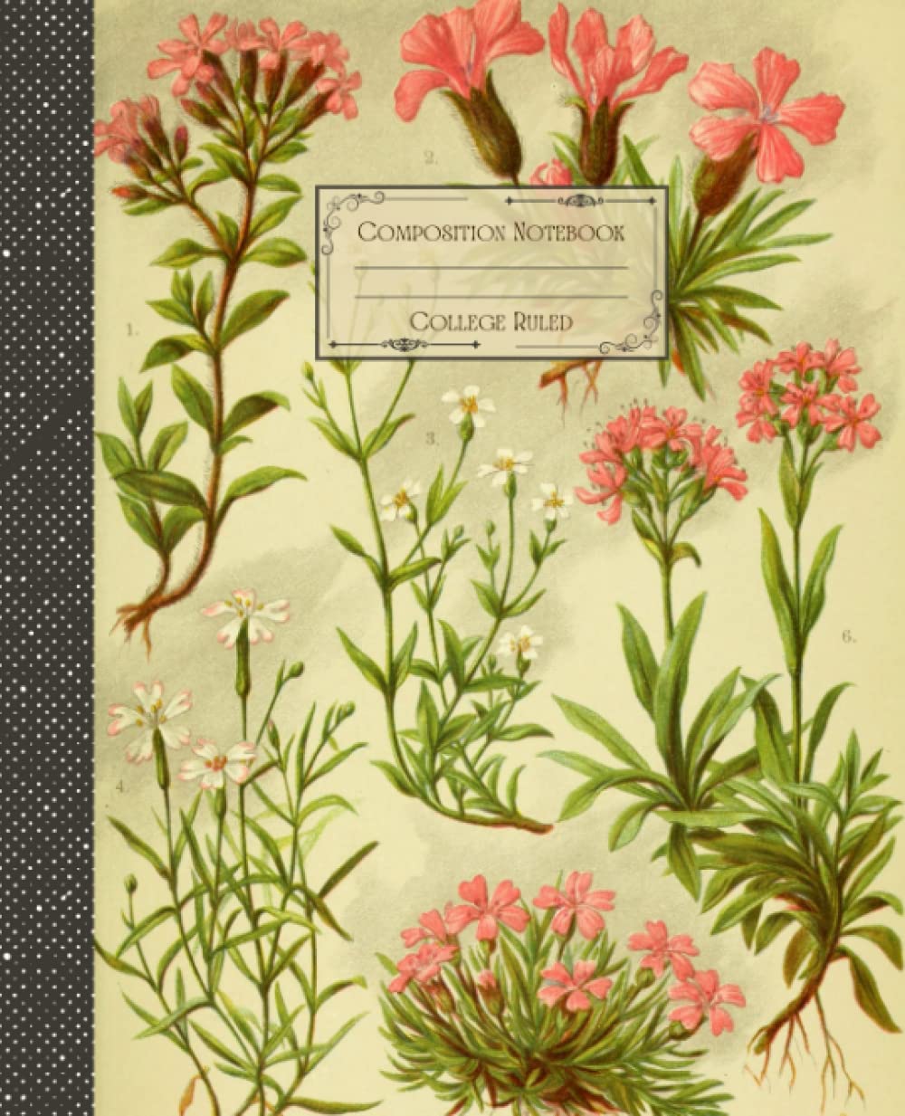 capítulo por capítulo baixar Vintage Botanical Floral Composition Notebook College Ruled: Antique Botanical Floral Illustration | Classic Composition Notebook for Writing and... for College Students, School and Work.