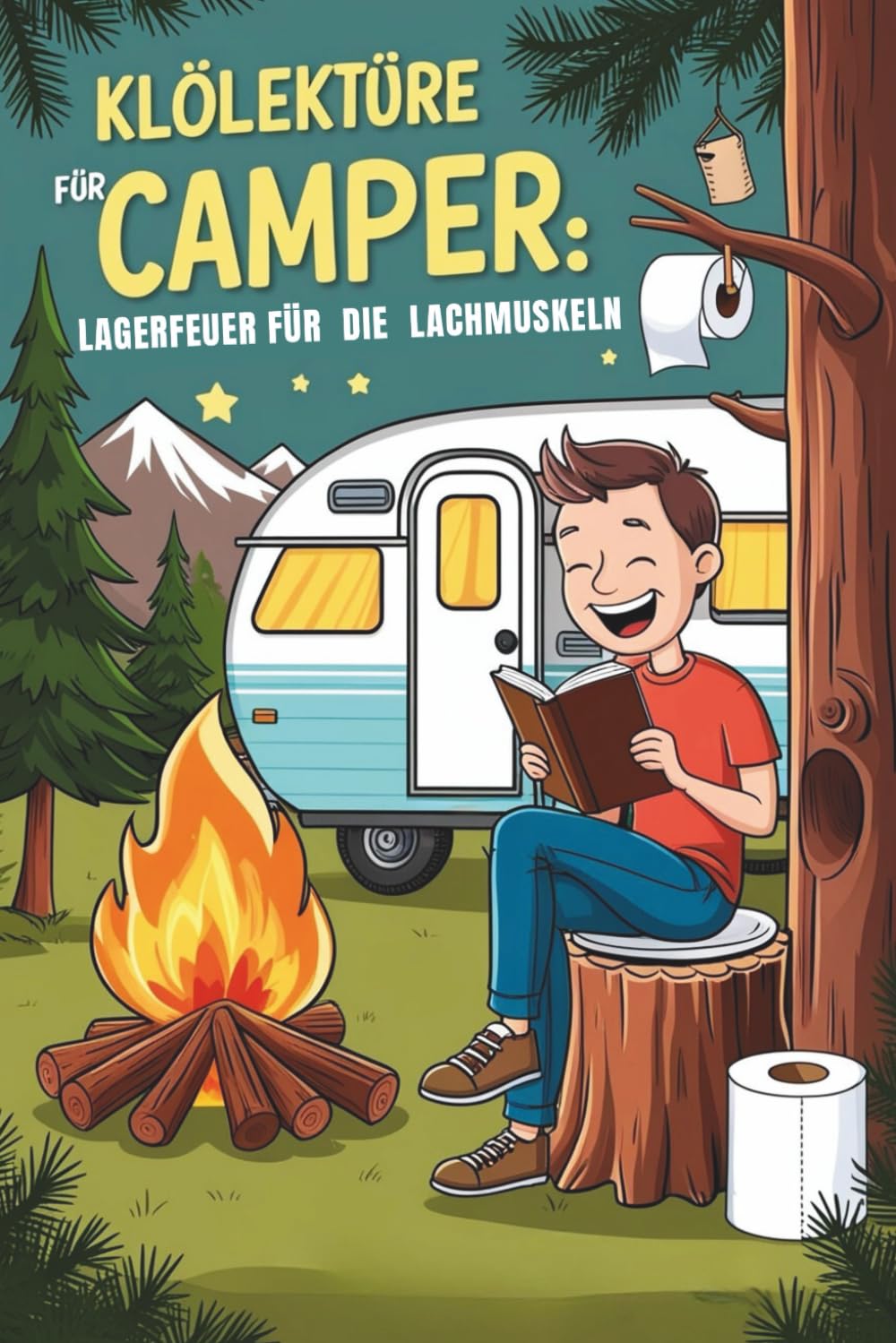 Klolektüre für Camper: Lagerfeuer für die Lachmuskeln: Witze, Rätsel & Outdoor-Humor für die stille Pause im Van, Zelt oder Wohnmobil (German Edition) baixar o livro de graça