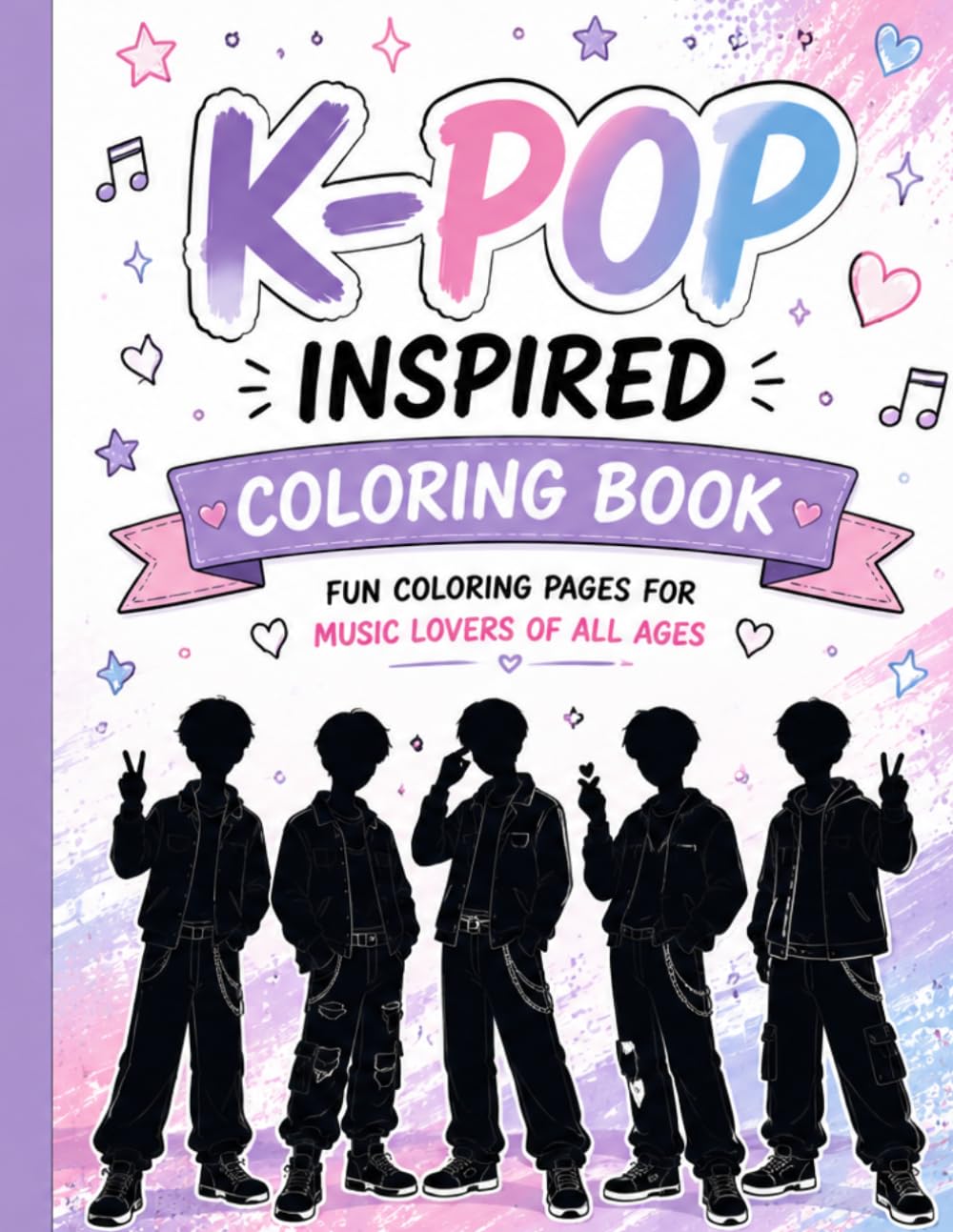 ler totalmente K-Pop Inspired Coloring Book: Fun Coloring Pages for Music Lovers of All Ages