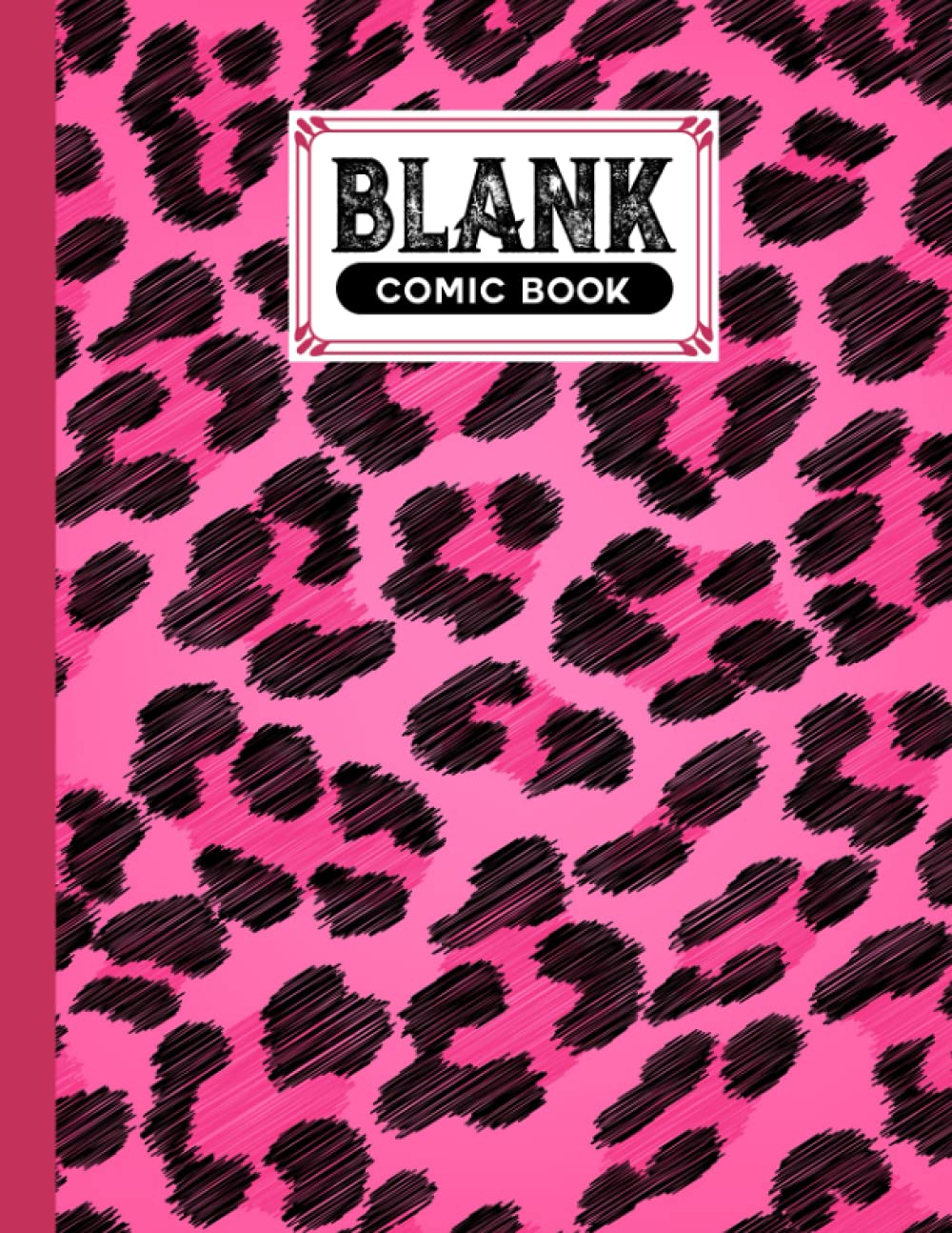 Blank Comic Book: Leopard Print Cover Blank Comic Book, Create Your Own Story, Journal, Notebook, Sketchbook for Kids and Adults, 120 Pages - Size 8.5" x 11" Notebook by Carmen Rapp baixar livro de graça