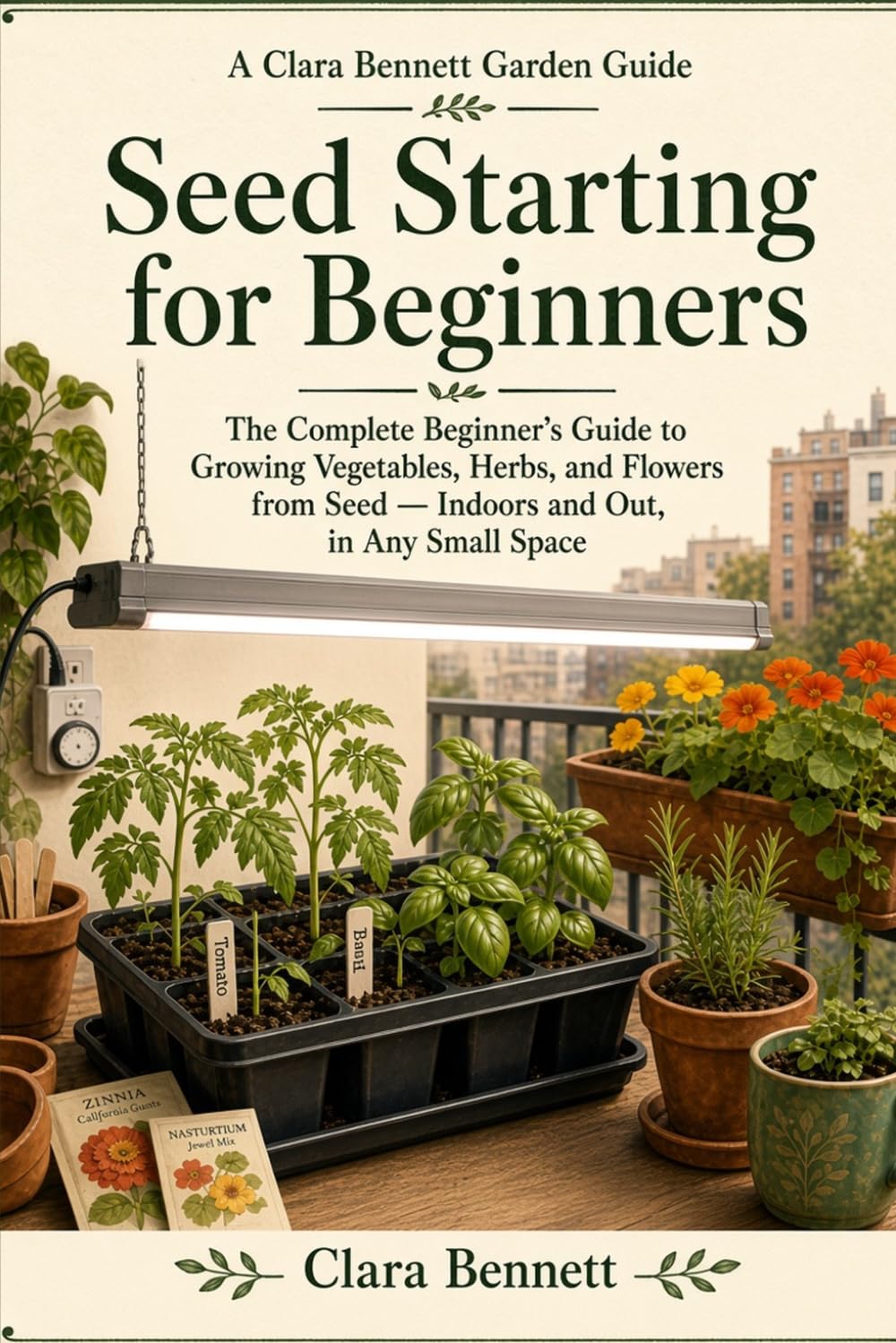 Seed Starting for Beginners: The Complete Beginner's Guide to Growing Vegetables, Herbs, and Flowers from Seed - Indoors and Out, in Any Small Space baixar o livro de graça