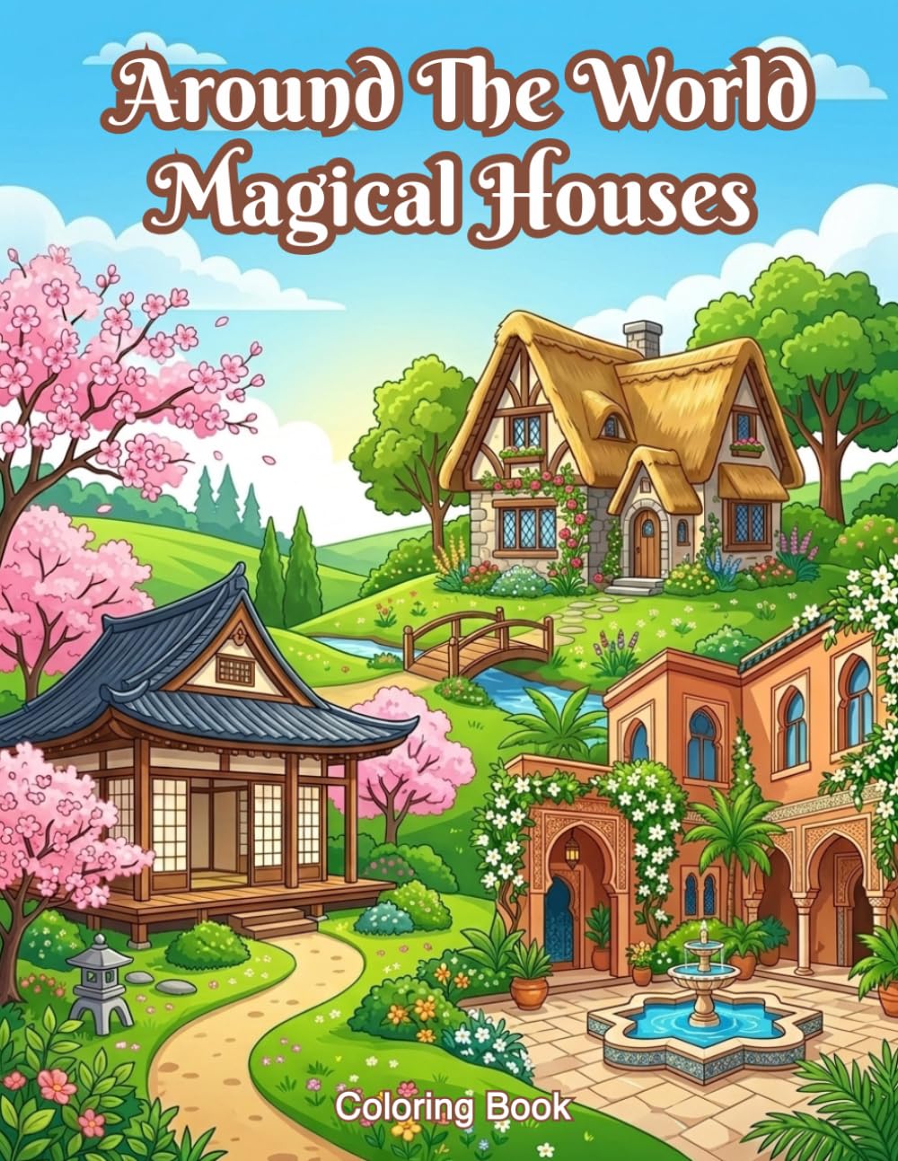 capítulo por capítulo baixar Around The World Magical Houses: An Adult & Teen Coloring Book Featuring Magical Homes, Architecture, and Enchanted Houses From Around The Globe.