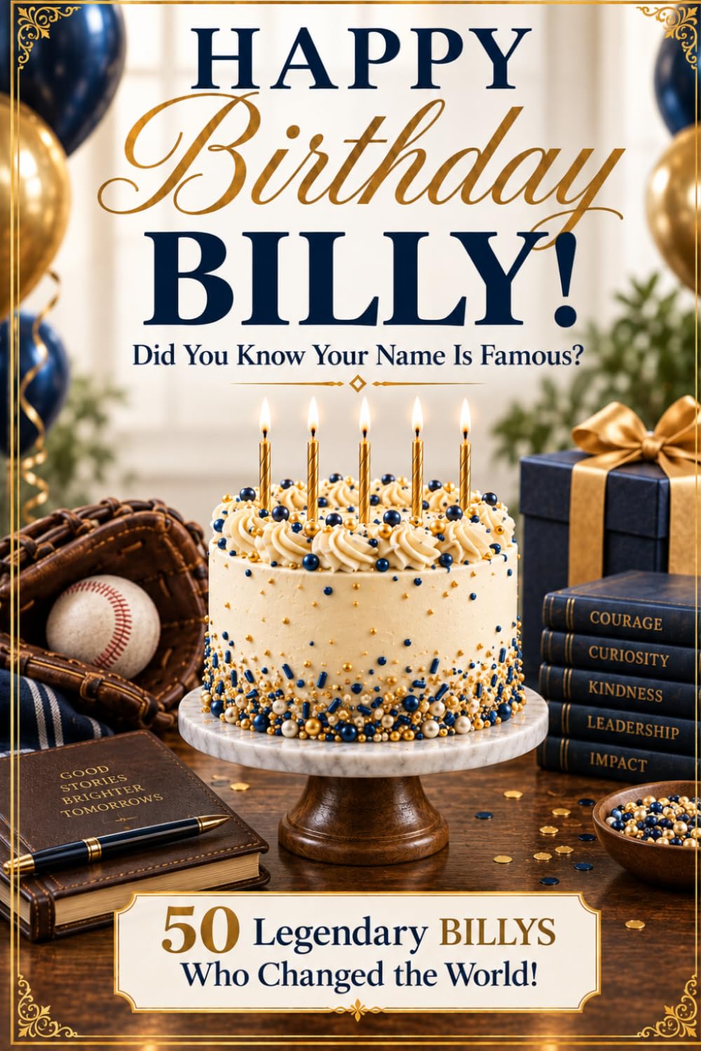ler totalmente Happy Birthday, BILLY! Did You Know Your Name Is Famous?: 50 Legendary Billys Who Changed The World - A Unique Birthday Gift for Him