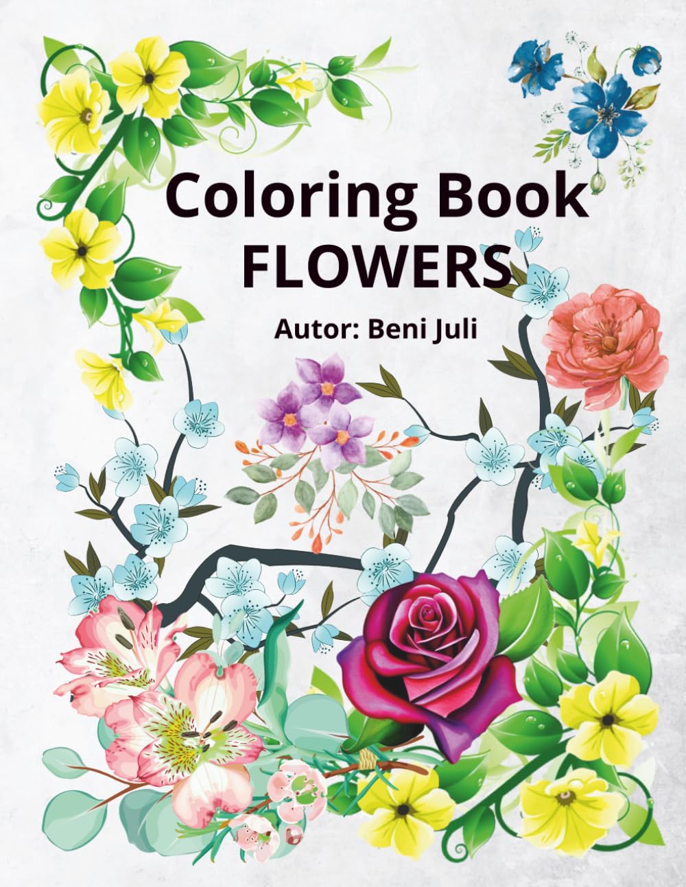 ler totalmente Coloring Book: Flowers