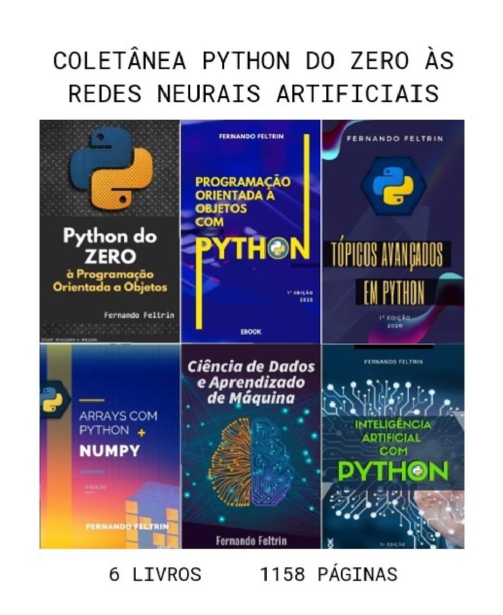 ler totalmente 6 em 1 - Coleção Python do ZERO às Redes Neurais Artificiais