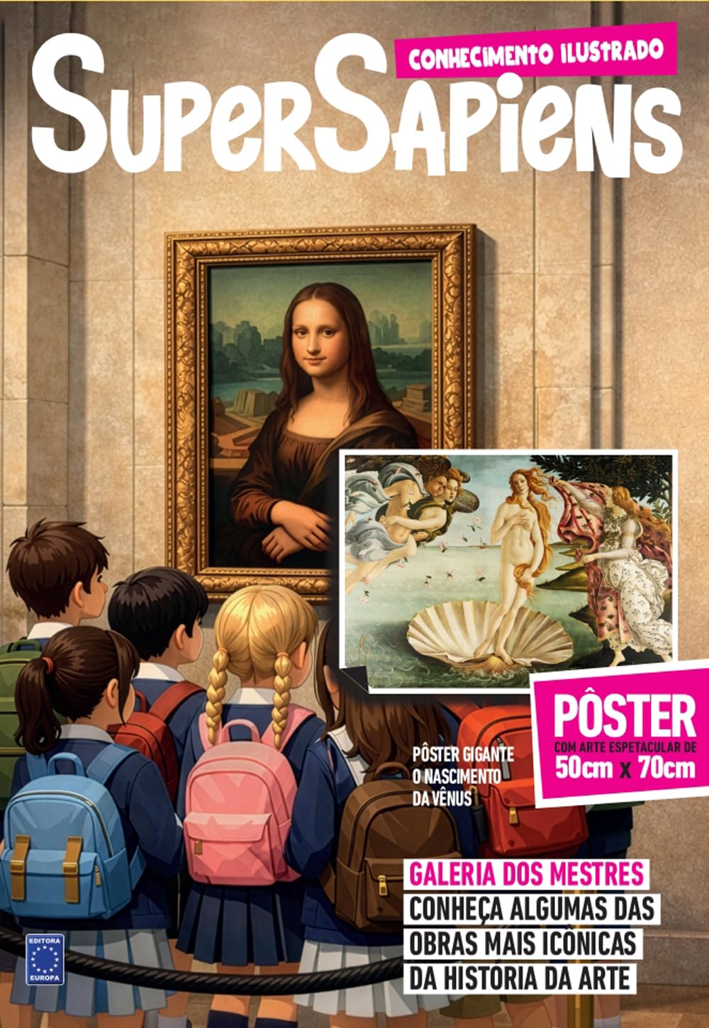 O Nascimento de Vênus (Versão lisa, sem dobras, enviada em tubo protetor) - SuperSapiens Posterzine baixar o livro de graça