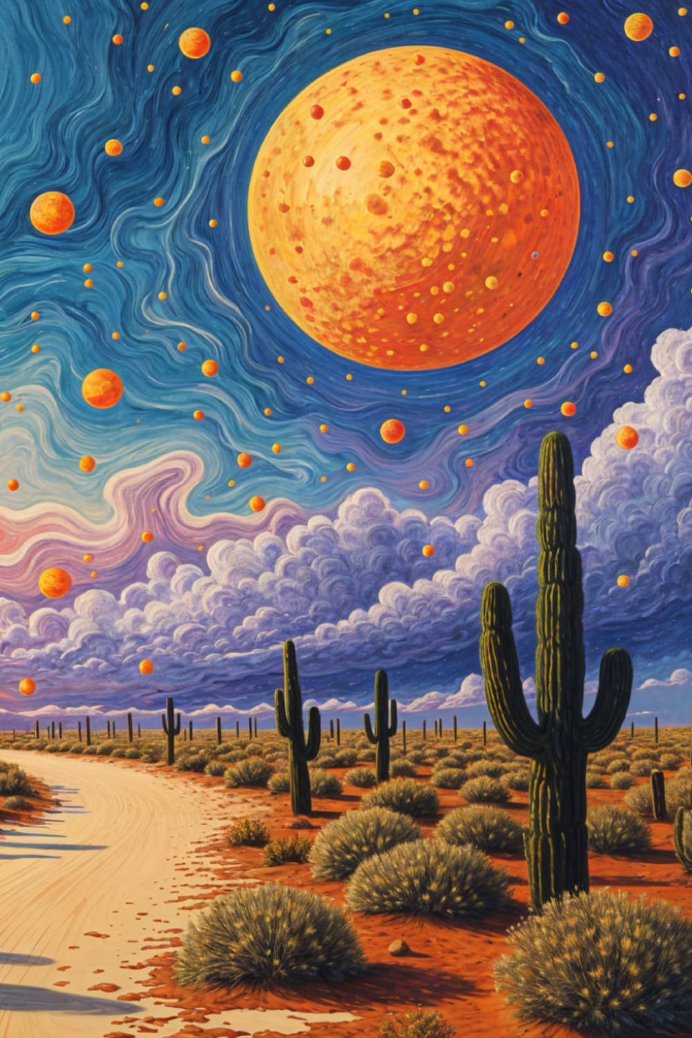 Surreal Conceptional Desert Landscape Journal: a DOT GRID notebook for self-expression baixar livro de graça