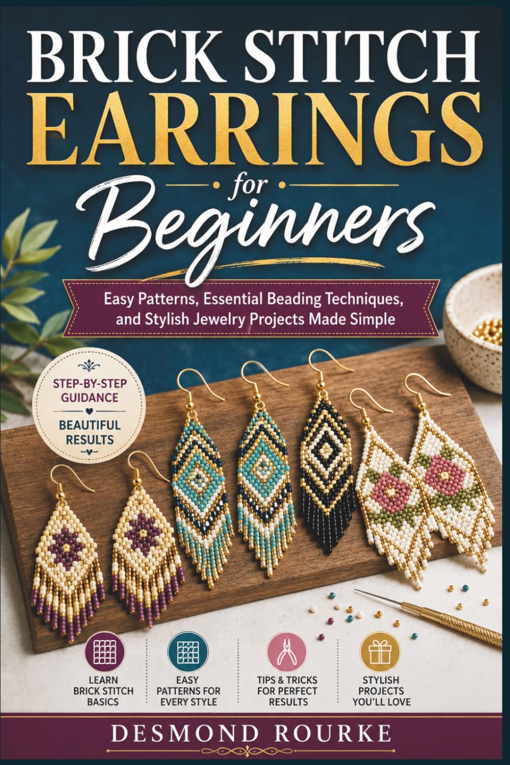ler totalmente Brick Stitch Earrings for Beginners: Easy Patterns, Essential Beading Techniques, and Stylish Jewelry Projects Made Simple