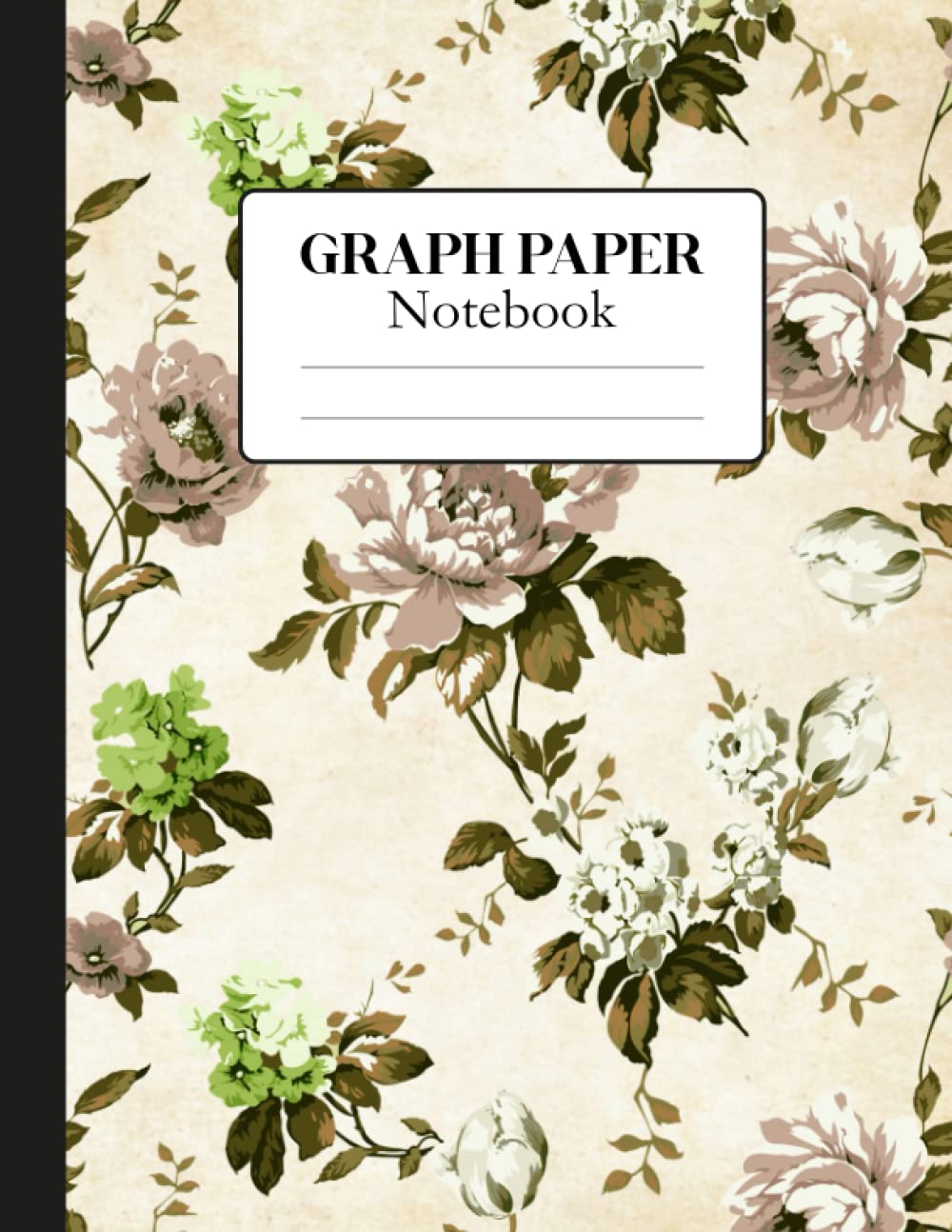 Vintage Flower Background Graph Paper Notebook - 8.5 X 11 Inch, 110 Pages: Perfect for Math, Science, Sketching, and Note-taking, Art, and Design - Ideal for Students, Professionals, and Creatives baixar livro de graça