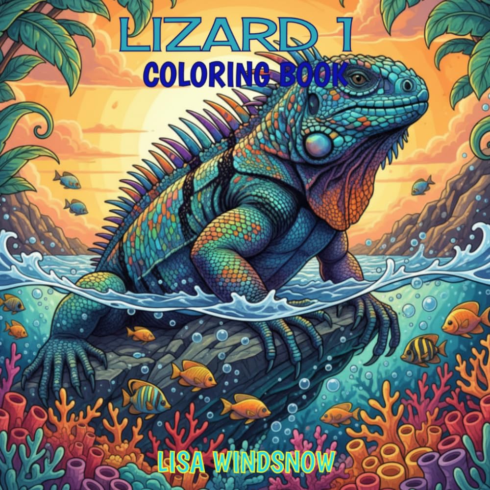 capítulo por capítulo baixar LIZARD 1: COLORING BOOK (CHAMELEONS, LIZARDS AND FROGS)