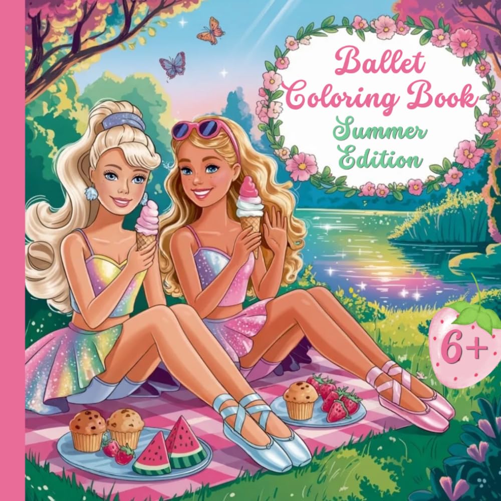 Ballet Coloring Book - Summer Edition - for children ages 6 and up: Ballerinas, dance and summer fun – cheerful summer motifs for creative activities, travel and summer vacation baixar o livro de graça