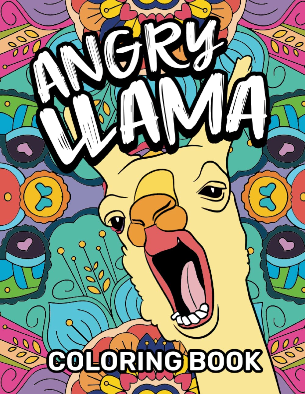 ler totalmente Angry Llama Coloring Book: A Funny Coloring Book for Teens and Adults for Relaxation & Stress Relief