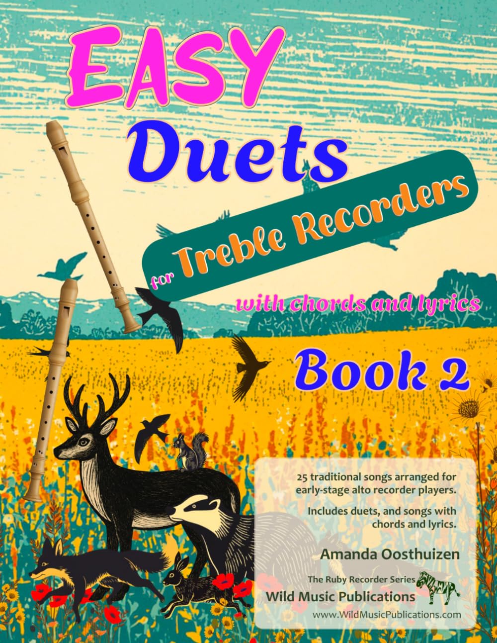 capítulo por capítulo baixar Easy Duets for Treble Recorders Book 2: 25 familiar songs arranged for early-stage alto recorder players with chords and lyrics (Treble (Alto) Recorder Duets for Beginners and Improvers)