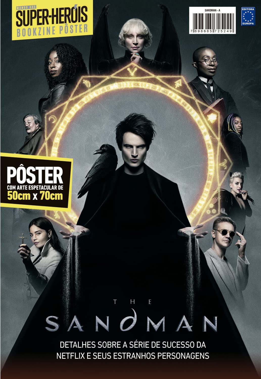 ler totalmente Sandman - Arte A (Personagens) - Superpôster Mundo dos Super-Heróis