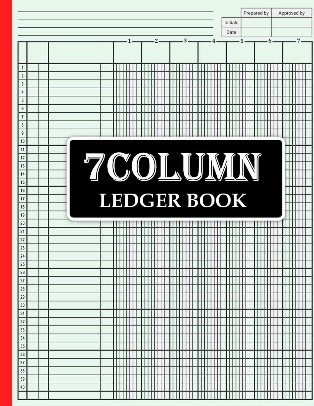 ler totalmente 7 Column Ledger Book: Columnar Pad for Accounting & Bookkeeping | Multipurpose Income and Expense Log for Small Business and Personal Use.