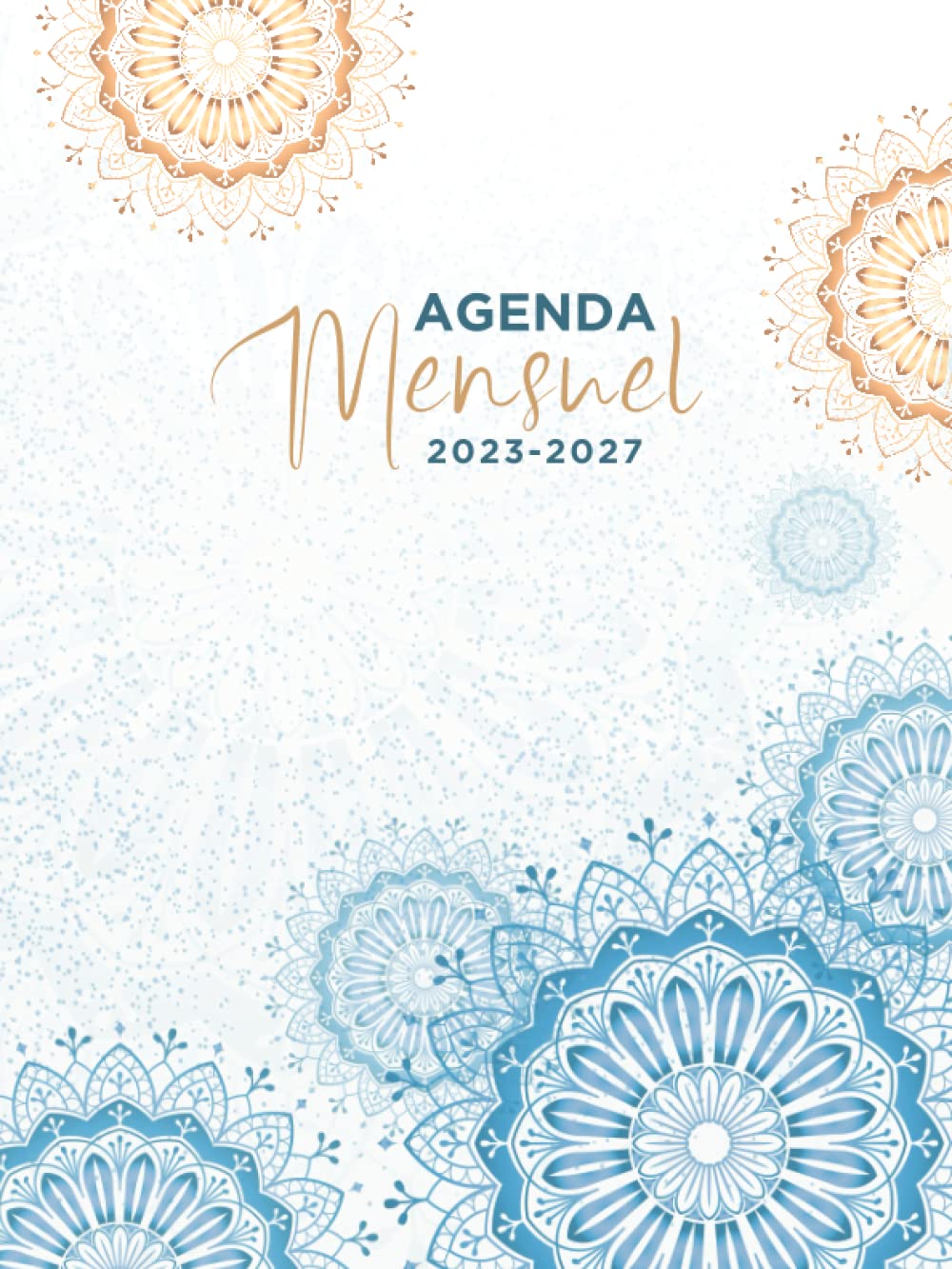 capítulo por capítulo baixar Agenda 5 ans 2023-2027 France: Planificateur mensuel 5 ans (60 mois) A4 avec les jours fériés en France | 1 mois sur 2 pages, du 1er janvier 2023 au 31 décembre 2027 | Thème Mandala (French Edition)