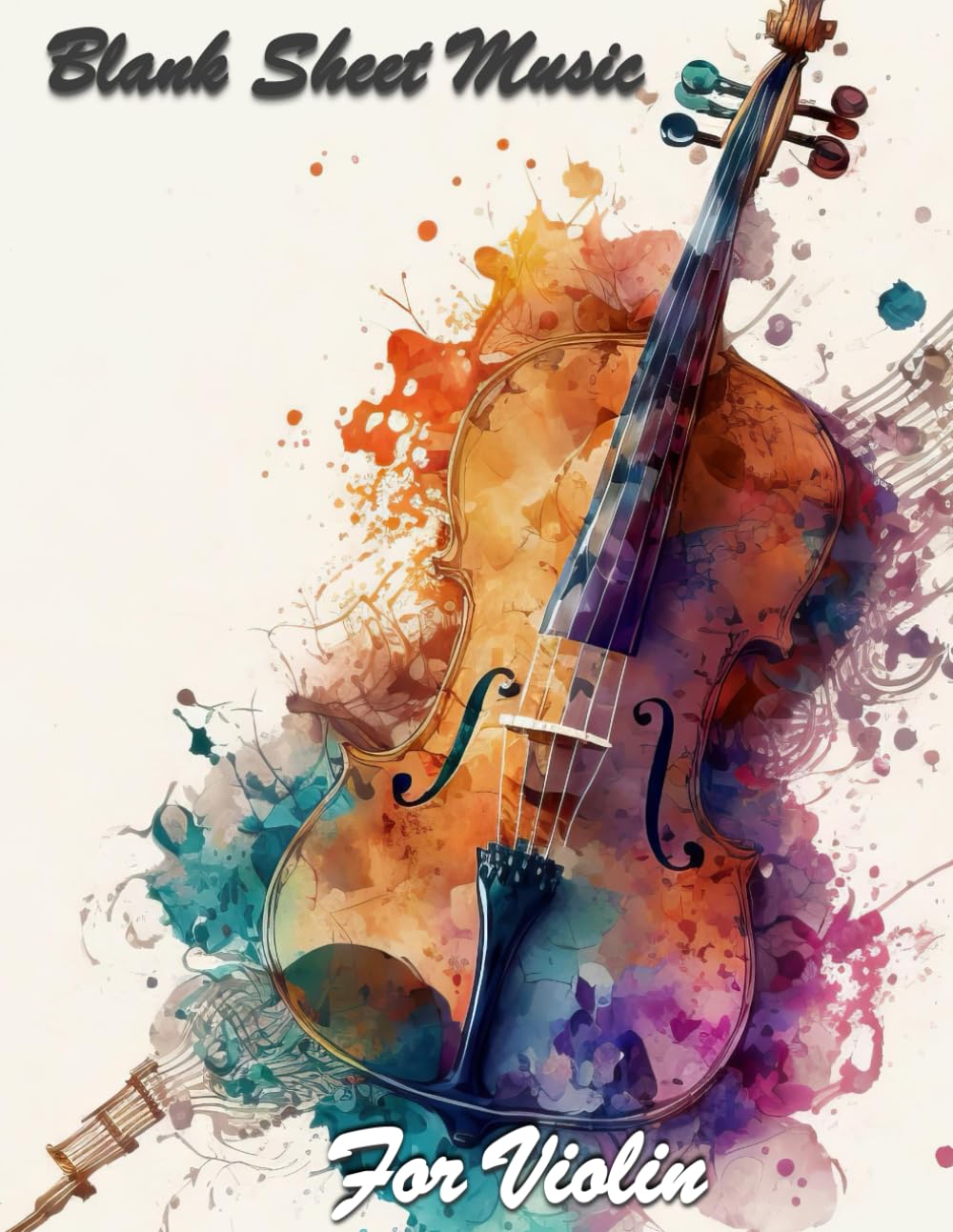 capítulo por capítulo baixar Blank Sheet Music for Violin: 100 Pages of Blank Sheet Music with 9 Clear and Crisp Staves per Page - Perfectly Sized for Composing