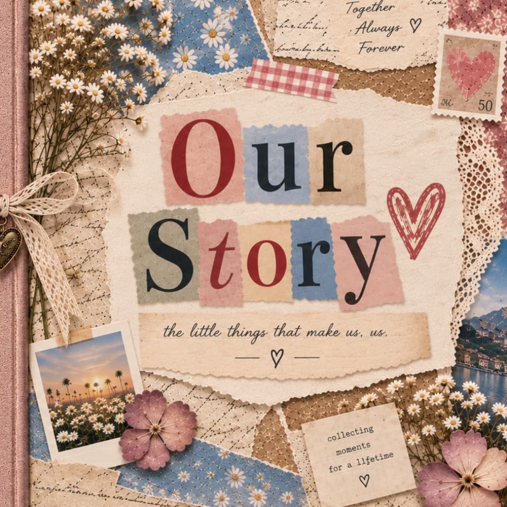Our Story: A Fill-In Scrapbook Keepsake for Couples | Anniversary, Valentine's & Birthday Gift for Him or Her baixar o livro de graça