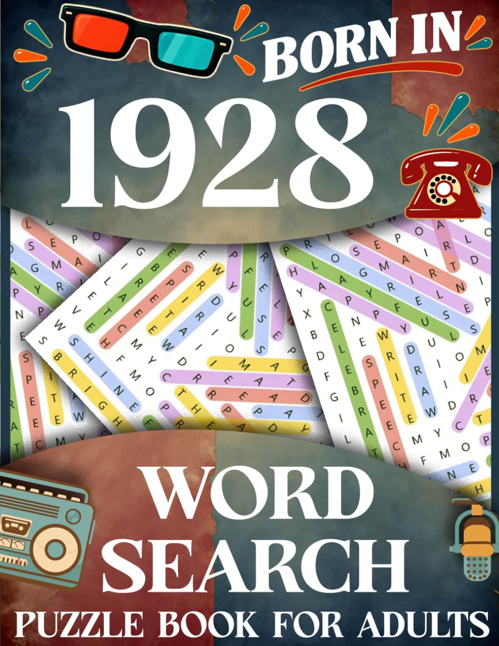 Born in 1928: Word Search Puzzle Book for Adults: Large Print Word Search Puzzle Book for Adults-Relaxing Brain Games and Fun Challenges for Men and Women baixar o livro de graça