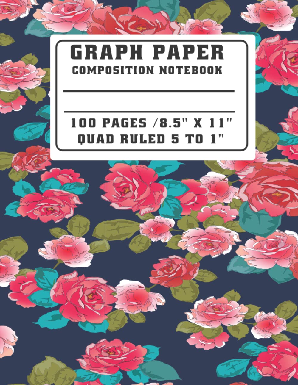 Graph Paper Composition Notebook: Red Roses Floral Quad Ruled 5 squares Per Inch Grid Journal for Math and Science Art and Engineering Students Graph... College and University Graphing Paper 5x5 baixar o livro de graça
