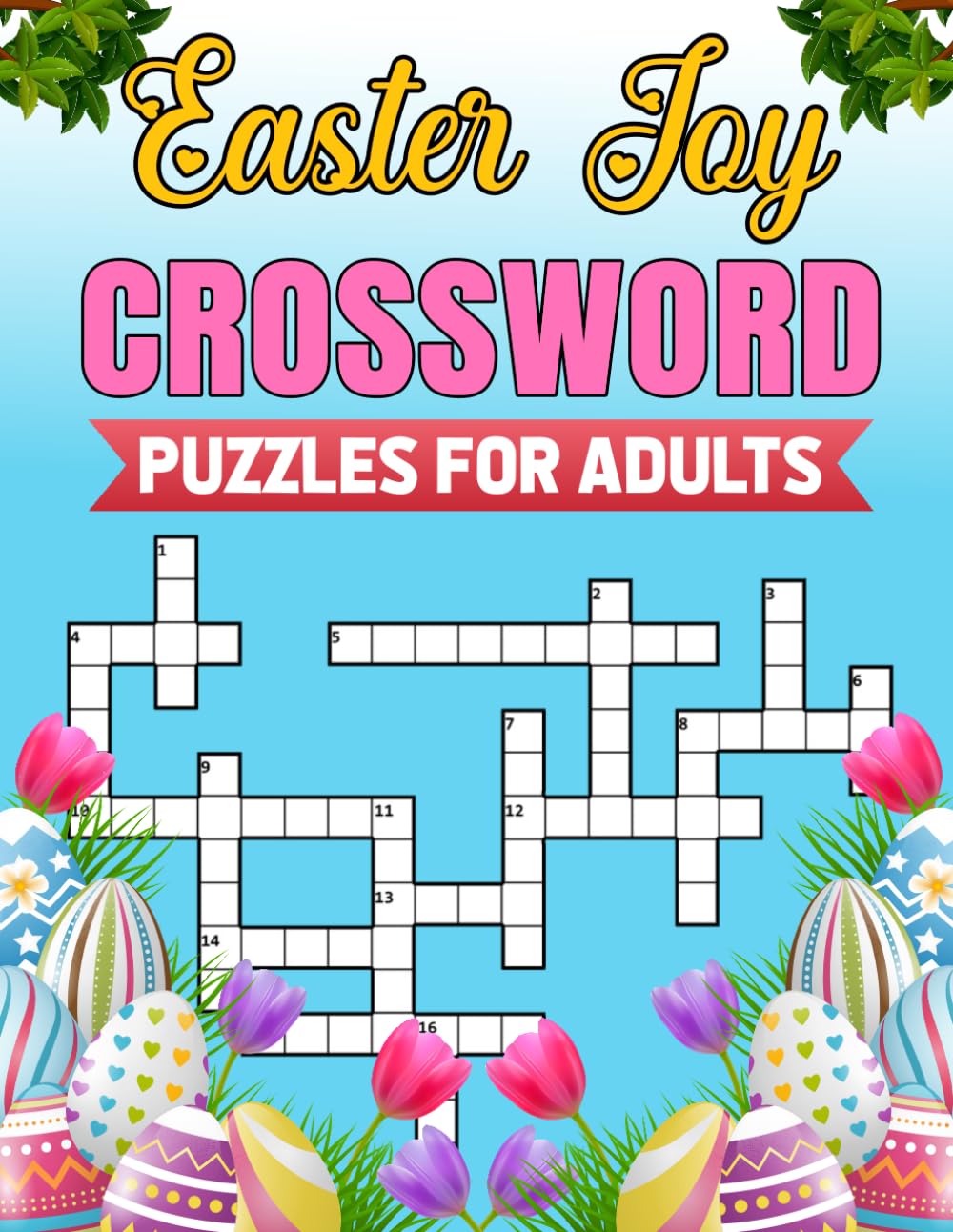 Easter Joy Crossword Puzzles For Adults: Crossword Puzzles Book For Adults, Teens And Seniors | Easter Gifts for Women and Men to Keep Brain Active baixar livro de graça