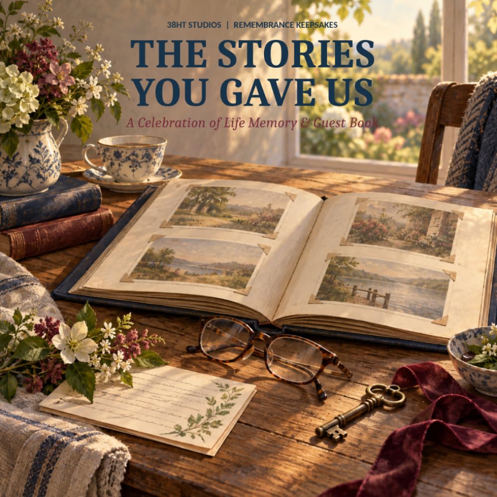 ler totalmente The Stories You Gave Us - A Celebration of Life Memory & Guest Book: Heartfelt Memories, Personal Stories, Loving Messages, Favorite Moments, and... Family and Friends to Honor a Meaningful Life