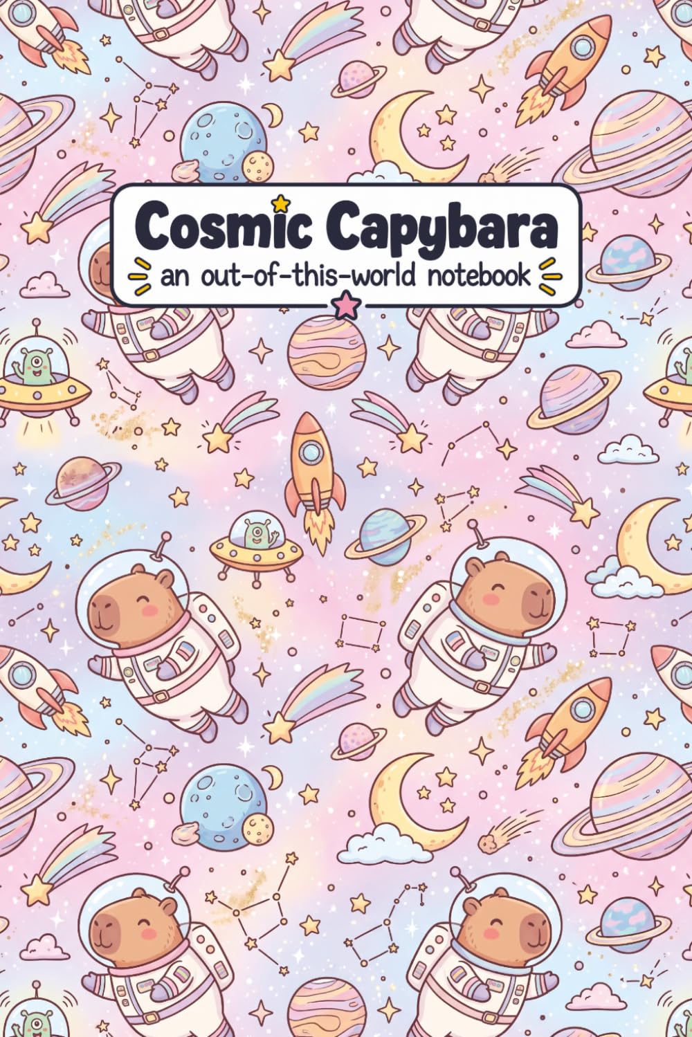 capítulo por capítulo baixar Cosmic Capybara Notebook: 150 Lined Notebook Pages | 6x9” | Fun Capybara Design | Great Gift for Boys and Girls