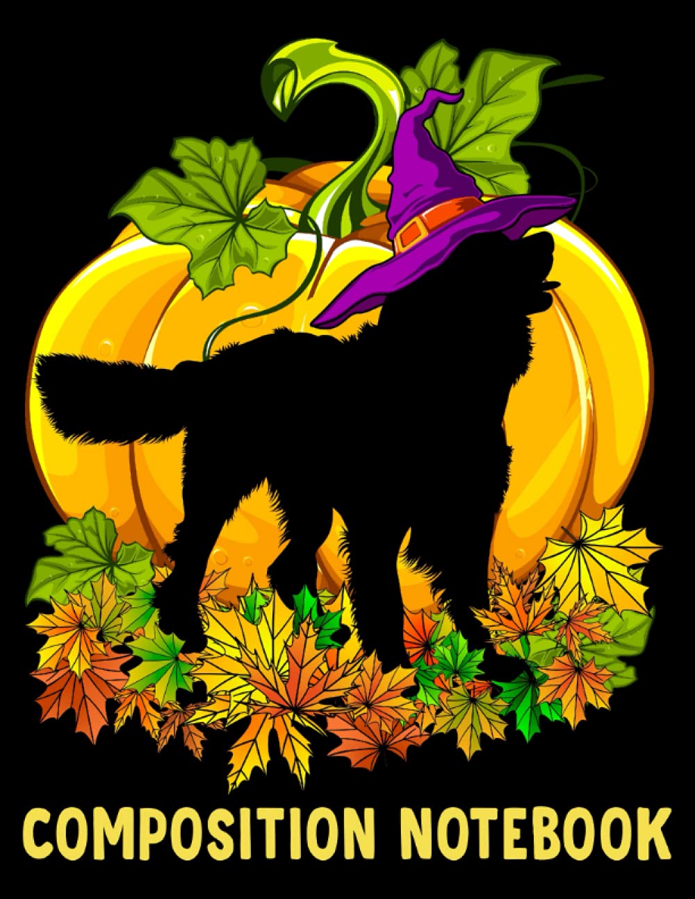 ler totalmente Puppy Composition Notebook: Size 8.5 x 11 inches - 120 Pages, Bernese Mountain Dog Witch Hat Halloween Pumpkin Notebook For Dog Lover, Dog Owner, Dog Mom, Dog Dad