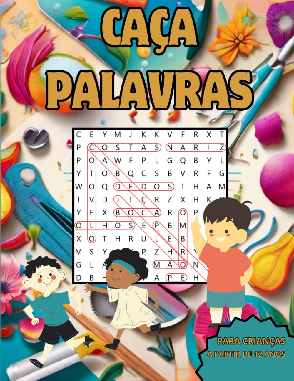 ler totalmente Caça Palavras Para Crianças A Partir de 12 Anos: Explore a Diversidade em Cada Enigma: Um Desafio de Palavras Cruzadas que Abraça Múltiplos Temas - Da... em Cada Página. (Portuguese Edition)