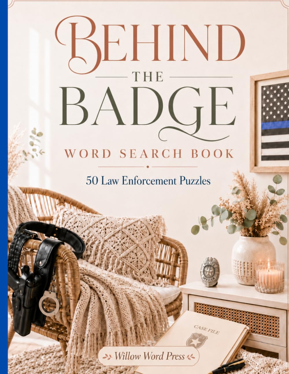 BEHIND THE BADGE: 50 Large Unique Puzzles Law Enforcement Themed Word Search Puzzles from Patrol to Forensics baixar livro de graça