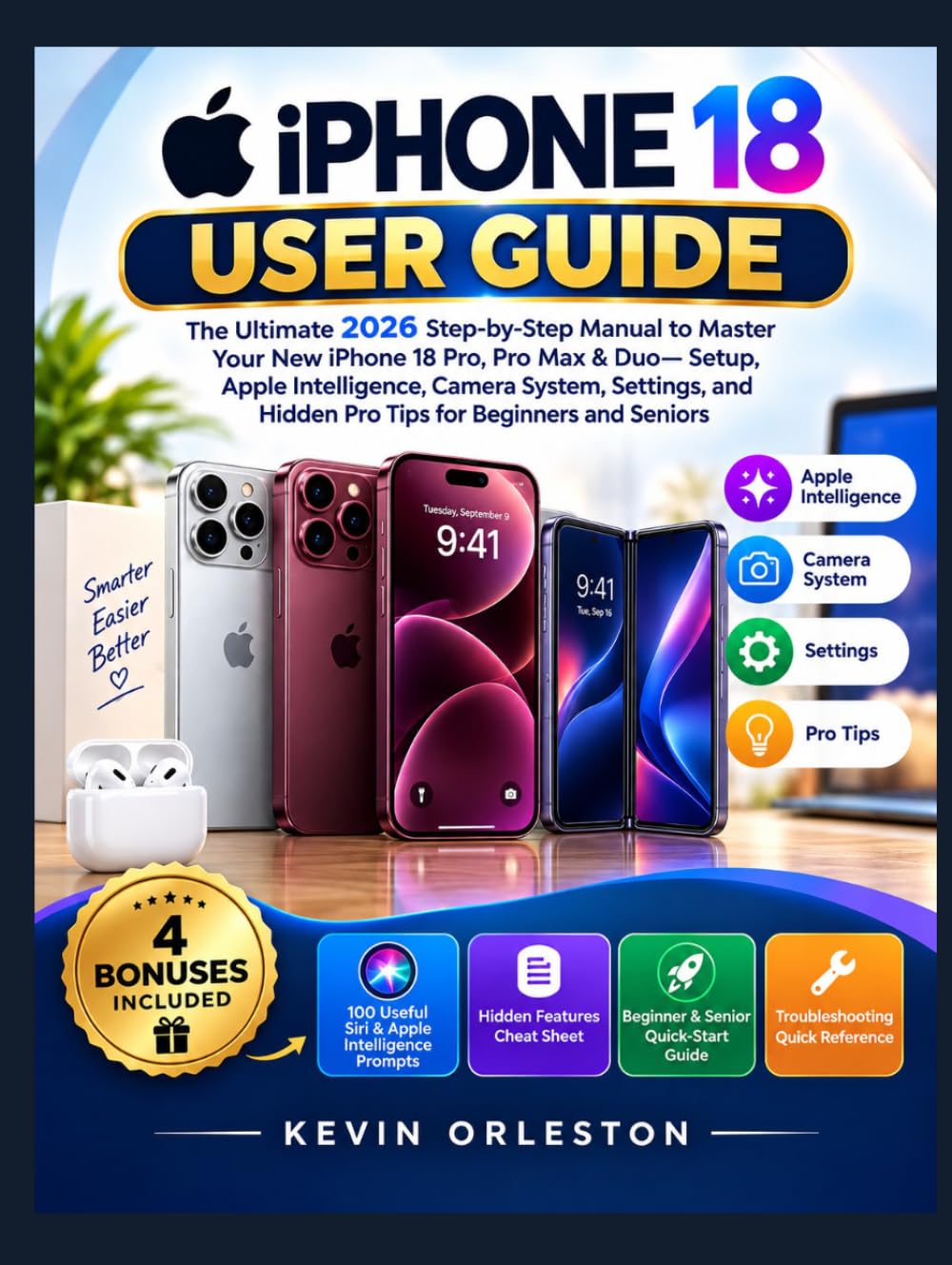 IPHONE 18 USER GUIDE: Step by Step Manual For Your New iPhone 18 Pro, Pro Max & Duo. Setup, Apple Intelligence, Camera Settings, and Hidden Pro Tips for Beginners and Seniors. baixar livro de graça
