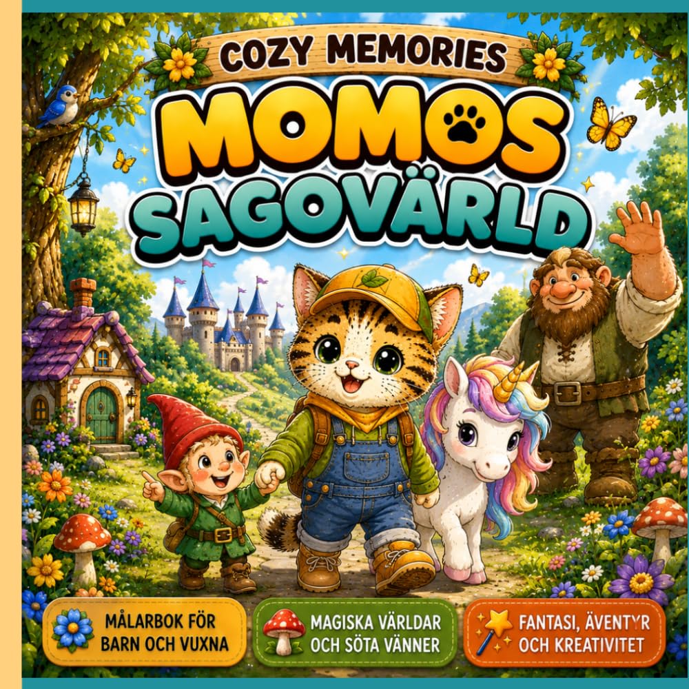 Cozy Memories - MOMOS SAGOVÄRLD: Målarbok för barn och vuxna med sagoväsen, enhörningar, jättar och mysiga äventyr – kreativ färgläggning för... (Momo’s Cozy Memories) (Swedish Edition) baixar livro de graça