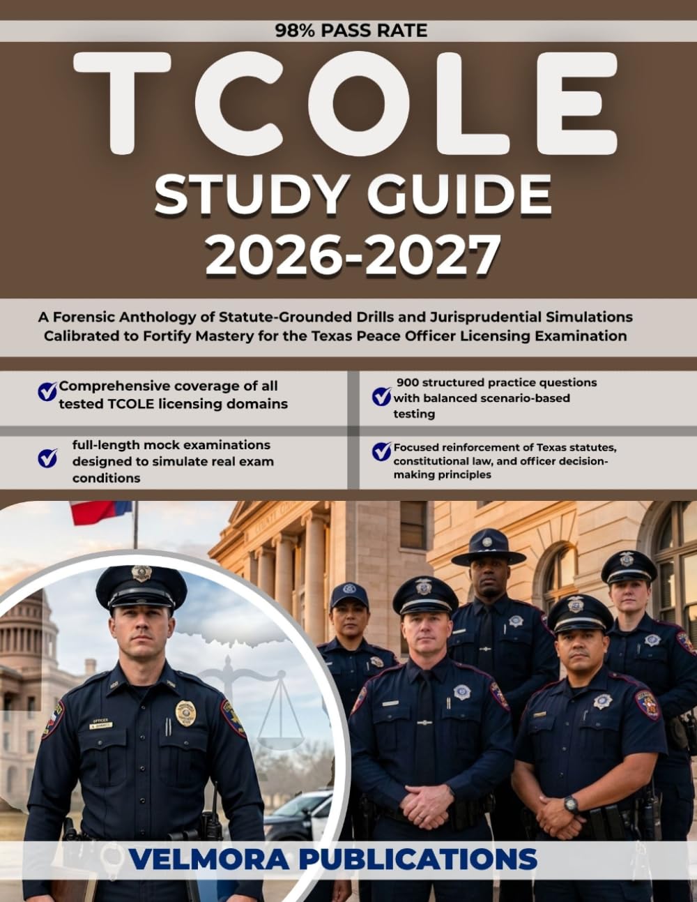 ler totalmente TCOLE STUDY GUIDE 2026-2027: A Forensic Anthology of Statute-Grounded Drills and Jurisprudential Simulations Calibrated to Fortify Mastery for the Texas Peace Officer Licensing Examination