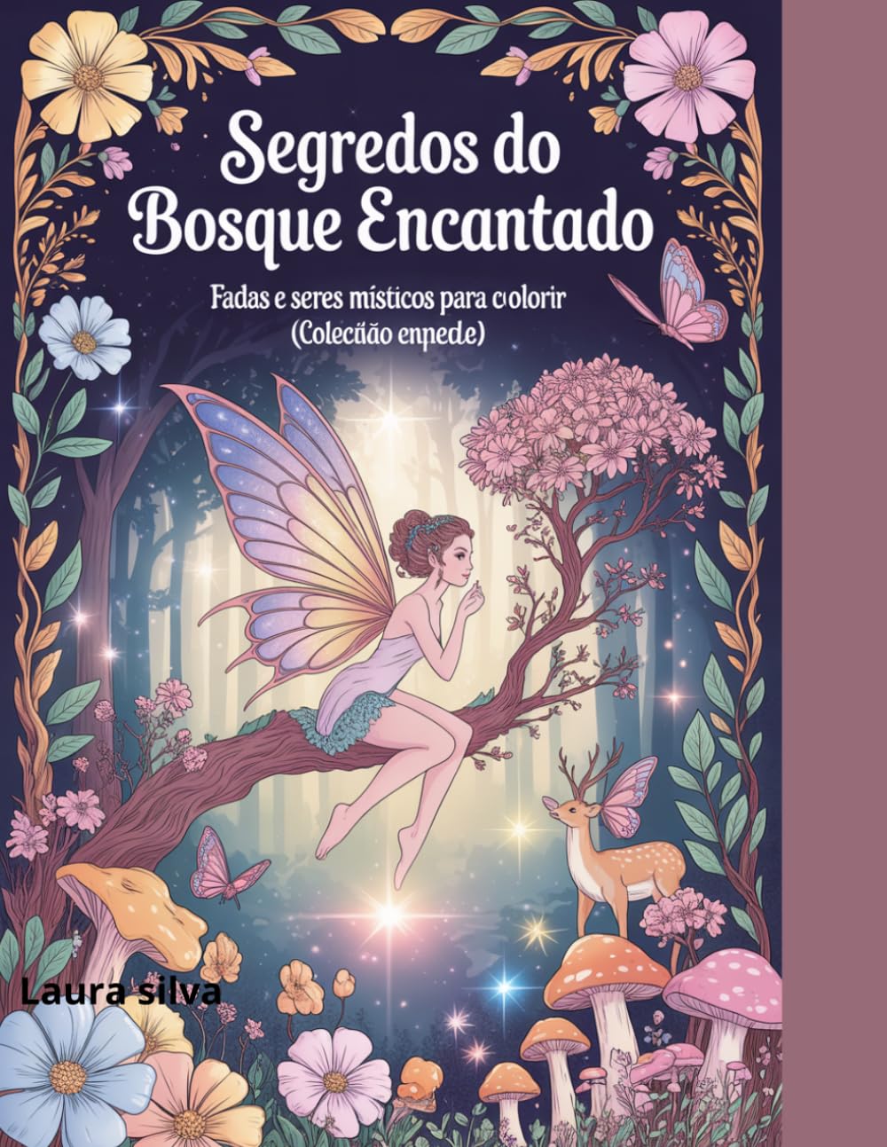 Segredos do bosque encantado: Fadas e seres místicos para colorir (Portuguese Edition) baixar o livro de graça