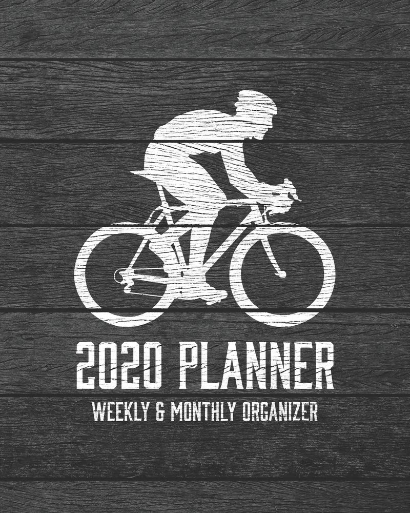 capítulo por capítulo baixar 2020 Planner Weekly and Monthly Organizer: Biking or Cycling Dark Wood Vintage Rustic Theme - Calendar Views with 130 Inspirational Quotes - Jan 1st 2020 to Dec 30th 2020 - Holidays Included