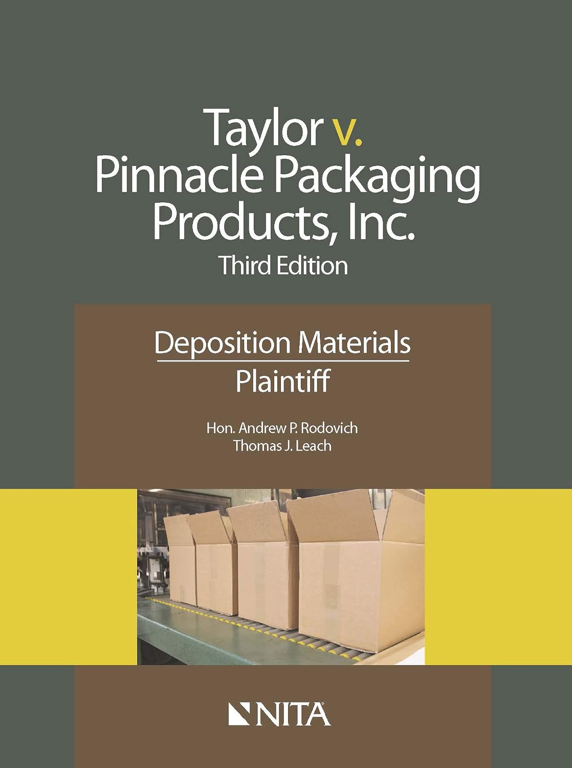 capítulo por capítulo baixar Taylor v. Pinnacle Packaging Products, Inc.: Deposition Materials, Plaintiff (NITA) (English Edition)