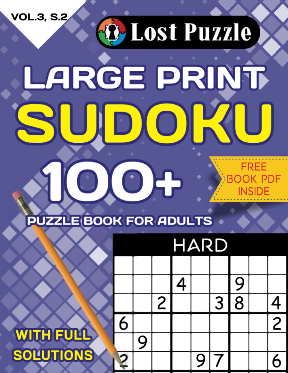 Sudoku Puzzle Book for Adults Large Print - 100+ Sudoku Puzzles 9x9 Hard Level with Full Solutions - 2023 Sudoku Game with 36-pt Font Size & One... Medium, Hard and Expert Levels with Full S) baixar o livro de graça