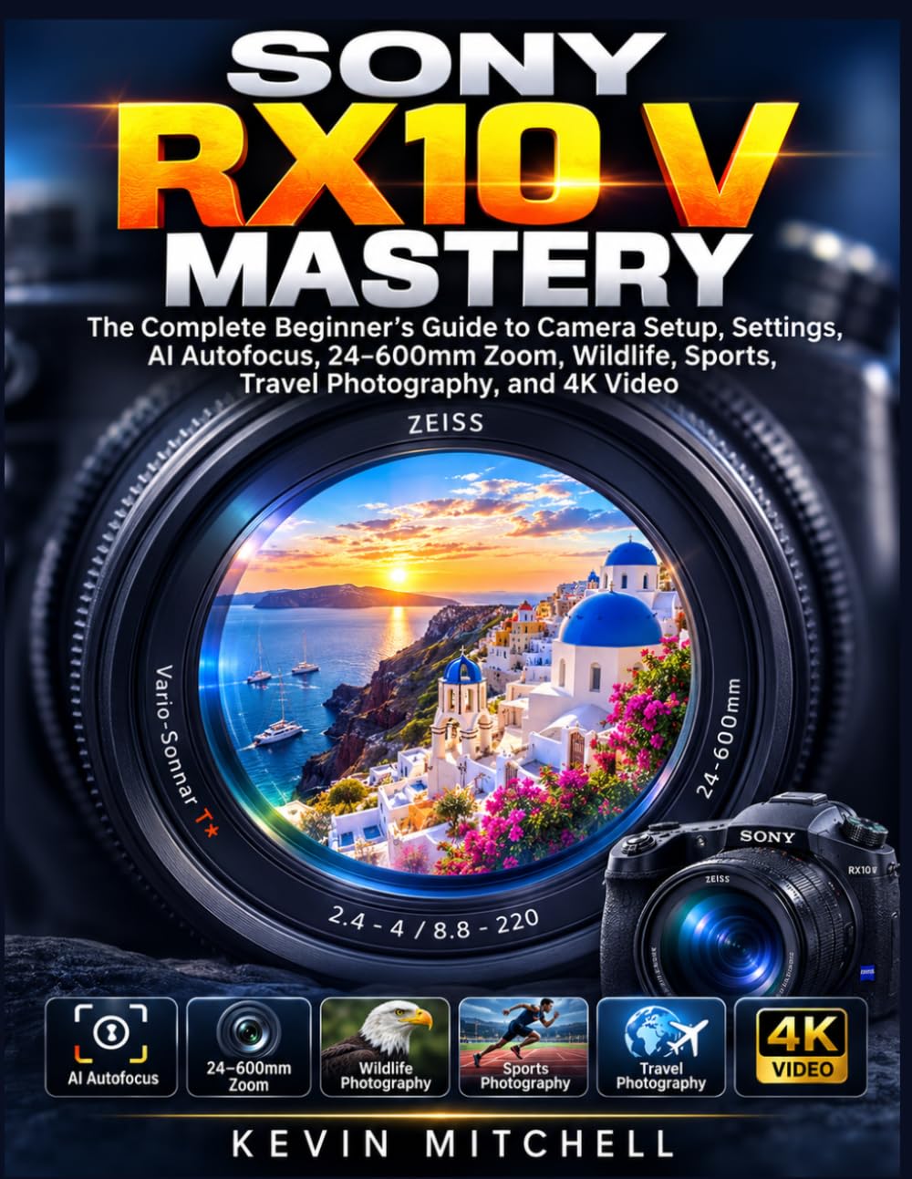 Sony RX10 V Mastery: The Complete Beginner’s Guide to Camera Setup, Settings, AI Autofocus, 24–600mm Zoom, Wildlife, Sports, Travel Photography, and 4K Video baixar o livro de graça