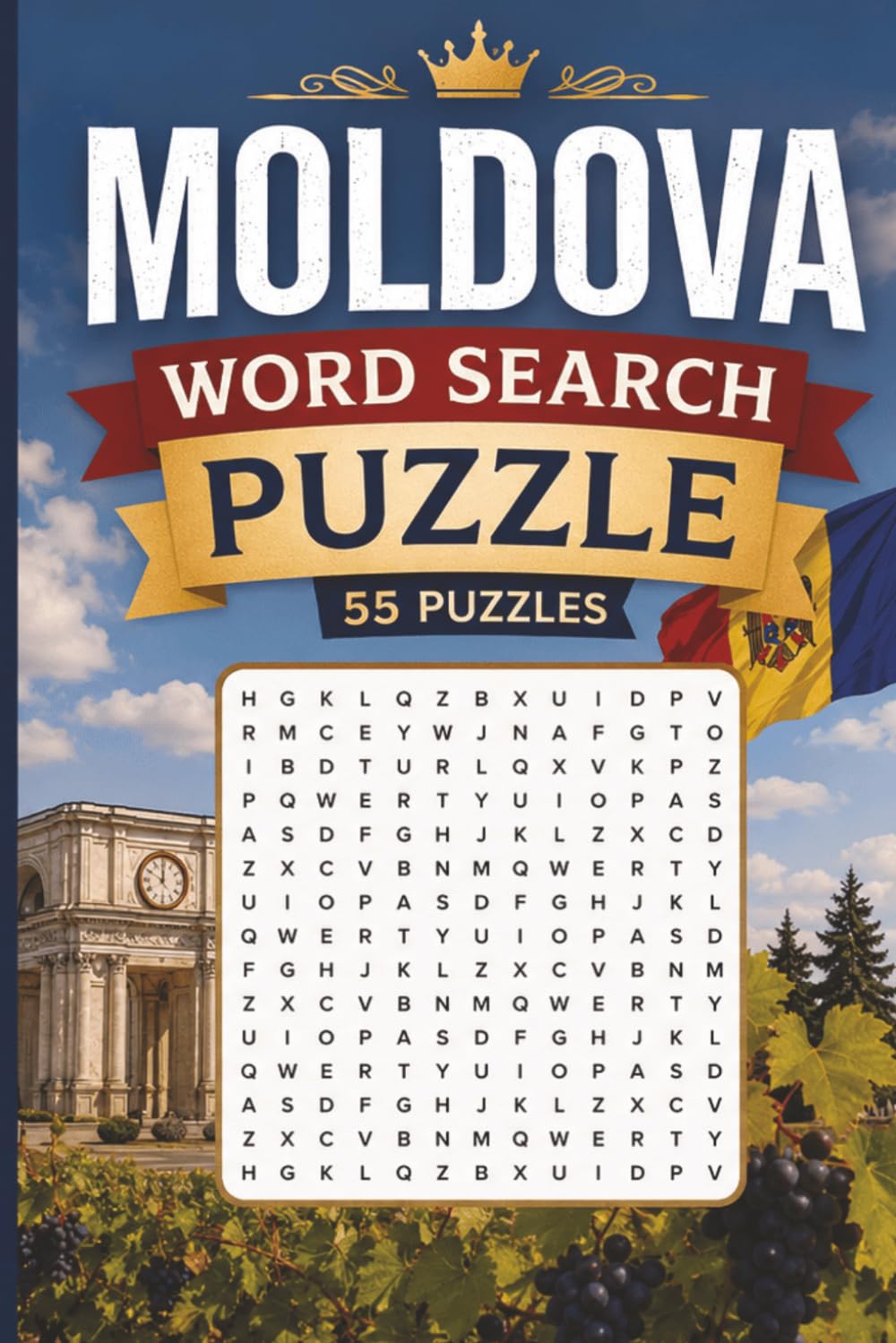 Moldova Word Search Puzzle: 55 Puzzles Word Search about Moldova and More | 6x9 inches, 110 pages | Gift for Moldova & Countries Lover baixar o livro de graça
