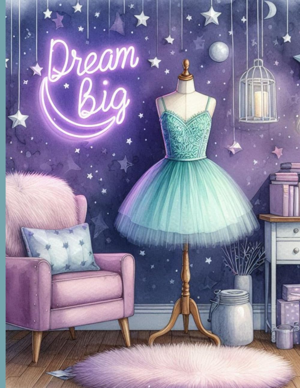 ler totalmente Dream Big Composition Notebook: A Ballet Dancer’s Journal | 120 Wide-Ruled, Lined, Cream-Colored Pages