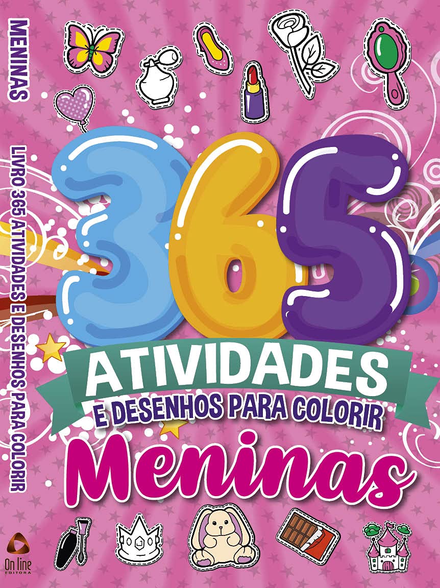 Meninas Livro 365 Atividades e Desenhos para Colorir baixar livro de graça