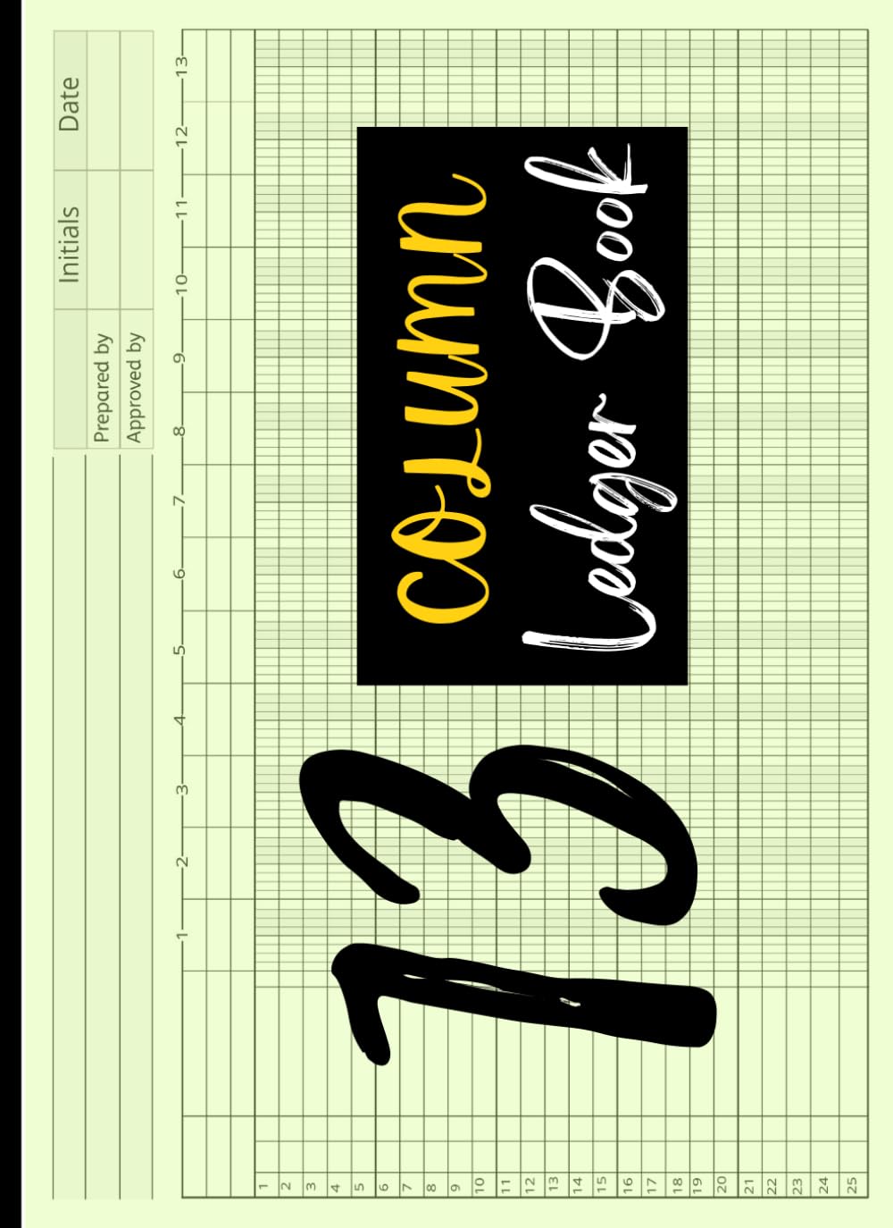 ler totalmente 13 Column Ledger Book: Large Accounting & Bookkeeping Notebook | Columnar Analysis Account Pad for Small Businesses and Personal Finance |Horizontal Layout, 8.5 X11.69 Inches.