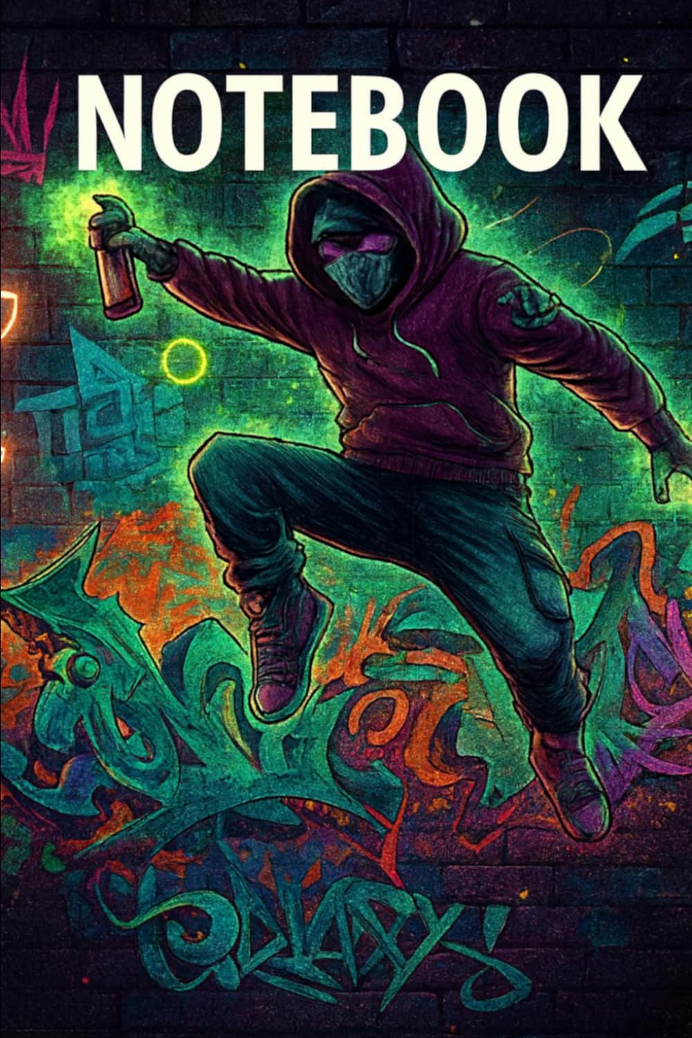 capítulo por capítulo baixar Urban Graffiti Notebook: A 110‑Page Lined Journal for Creative Writing, Daily Notes, and Street‑Art Inspiration