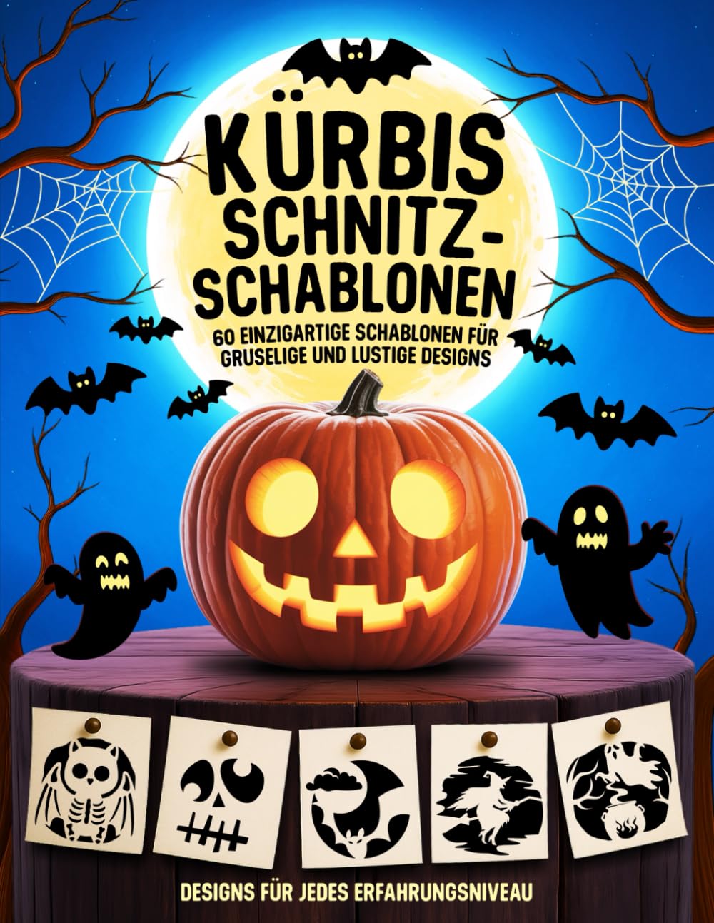 Kürbis Schnitzschablonen - 60 Einzigartige Schablonen für Gruselige und Lustige Designs: Designs für Jedes Erfahrungsniveau | Mit Hexen, Katzen,... & Mehr Halloween-Spaß (German Edition) baixar livro de graça
